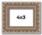 Photo Size Deco Silver Picture Frame - UV Acrylic, Foam Board Backing, Hanging Hardware